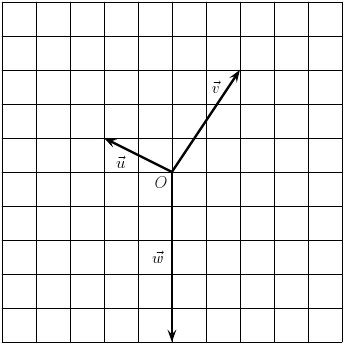 \begin{pspicture}(0,0)(10,10)
\multido{\i=0+1}{11}{
\psline[linewidth=0.4pt](\...
...th=1.6pt,arrowsize=6pt]{->}(5,5)(5,0)
\rput(4.6,2.5){$\vec{w}$}
\end{pspicture}