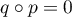 $q\circ p=0$