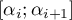 $\lb\alpha_i;\alpha_{i+1}\rb$