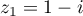 $z_1=1-i