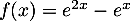 $f(x)=e^{2x}-e^x$